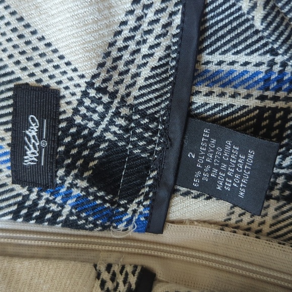 Vintage Mossimo Plaid Mini Skirt with Pockets - Picture 4 of 4